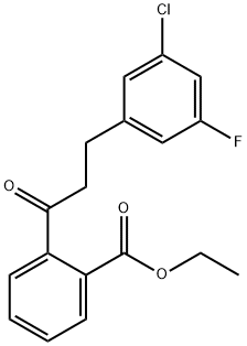 2'-CARBOETHOXY-3-(3-CHLORO-5-FLUOROPHENYL)PROPIOPHENONE price.