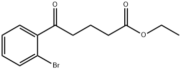 ETHYL 5-(2-BROMOPHENYL)-5-OXOVALERATE Struktur