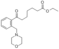 ETHYL 7-[2-(MORPHOLINOMETHYL)PHENYL]-7-OXOHEPTANOATE Struktur