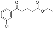 ETHYL 5-(3-CHLOROPHENYL)-5-OXOVALERATE Struktur