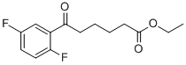 ETHYL 6-(2,5-DIFLUOROPHENYL)-6-OXOHEXANOATE Struktur