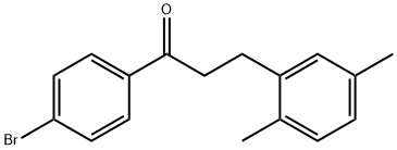 4'-BROMO-3-(2,5-DIMETHYLPHENYL)PROPIOPHENONE Struktur