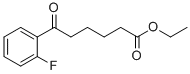 ETHYL 6-(2-FLUOROPHENYL)-6-OXOHEXANOATE Struktur