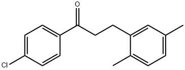 4'-CHLORO-3-(2,5-DIMETHYLPHENYL)PROPIOPHENONE Struktur