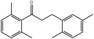 2',6'-DIMETHYL-3-(2,5-DIMETHYLPHENYL)PROPIOPHENONE Struktur