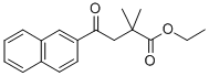 ETHYL 2,2-DIMETHYL-4-(2-NAPHTHYL)-4-OXOBUTYRATE Struktur