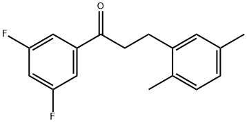 3',5'-DIFLUORO-3-(2,5-DIMETHYLPHENYL)PROPIOPHENONE price.