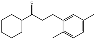 CYCLOHEXYL 2-(2,5-DIMETHYLPHENYL)ETHYL KETONE Struktur