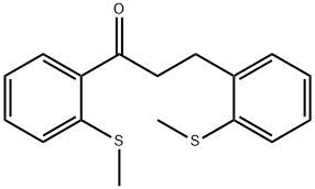 2'-THIOMETHYL-3-(2-THIOMETHYLPHENYL)PROPIOPHENONE Struktur