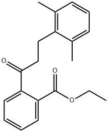 2'-CARBOETHOXY-3-(2,6-DIMETHYLPHENYL)PROPIOPHENONE Struktur