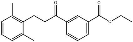 3'-CARBOETHOXY-3-(2,6-DIMETHYLPHENYL)PROPIOPHENONE Struktur