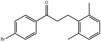 4'-BROMO-3-(2,6-DIMETHYLPHENYL)PROPIOPHENONE Struktur