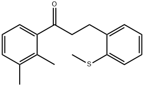 2',3'-DIMETHYL-3-(2-THIOMETHYLPHENYL)PROPIOPHENONE price.