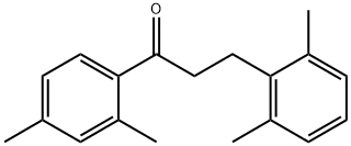 2',4'-DIMETHYL-3-(2,6-DIMETHYLPHENYL)PROPIOPHENONE Struktur