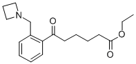 ETHYL 6-[2-(AZETIDINOMETHYL)PHENYL]-6-OXOHEXANOATE Struktur