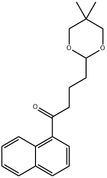 4-(5,5-DIMETHYL-1,3-DIOXAN-2-YL)-1'-BUTYRONAPHTHONE Struktur