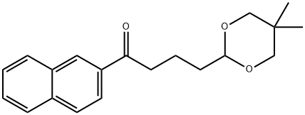 4-(5,5-DIMETHYL-1,3-DIOXAN-2-YL)-2'-BUTYRONAPHTHONE Struktur