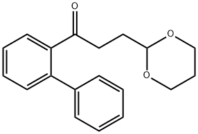 3-(1,3-DIOXAN-2-YL)-2'-PHENYLPROPIOPHENONE Struktur