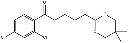 2',4'-DICHLORO-5-(5,5-DIMETHYL-1,3-DIOXAN-2-YL)VALEROPHENONE price.