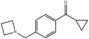 4-(AZETIDINOMETHYL)PHENYL CYCLOPROPYL KETONE price.