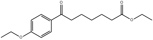 ETHYL 7-(4-ETHOXYPHENYL)-7-OXOHEPTANOATE Struktur