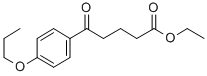 ETHYL 5-OXO-5-(4-N-PROPOXYPHENYL)VALERATE Struktur