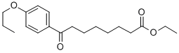 ETHYL 8-OXO-8-(4-N-PROPOXYPHENYL)OCTANOATE Struktur