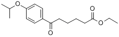 ETHYL 6-OXO-6-(4-ISOPROPOXYPHENYL)HEXANOATE Struktur