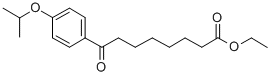 ETHYL 8-OXO-8-(4-ISOPROPOXYPHENYL)OCTANOATE Struktur