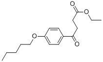 ETHYL 4-OXO-4-(4-PENTYLOXYPHENYL)BUTYRATE Struktur