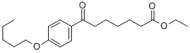 ETHYL 7-OXO-7-(4-PENTYLOXYPHENYL)HEPTANOATE Struktur