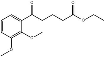 ETHYL 5-(2,3-DIMETHOXYPHENYL)-5-OXOVALERATE Struktur