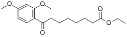 ETHYL 8-(2,4-DIMETHOXYPHENYL)-8-OXOOCTANOATE Struktur