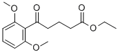 ETHYL 5-(2,6-DIMETHOXYPHENYL)-5-OXOVALERATE Struktur