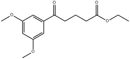 ETHYL 5-(3,5-DIMETHOXYPHENYL)-5-OXOVALERATE Struktur