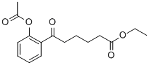 ETHYL 6-(2-ACETOXYPHENYL)-6-OXOHEXANOATE Struktur