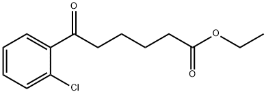 ETHYL 6-(2-CHLOROPHENYL)-6-OXOHEXANOATE Struktur