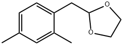 2,4-DIMETHYL(1,3-DIOXOLAN-2-YLMETHYL)BENZENE Struktur