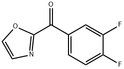 2-(3,4-DIFLUOROBENZOYL)OXAZOLE Struktur