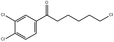 6-CHLORO-1-(3,4-DICHLOROPHENYL)-1-OXOHEXANE Struktur