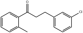 3-(3-CHLOROPHENYL)-2'-METHYLPROPIOPHENONE Struktur