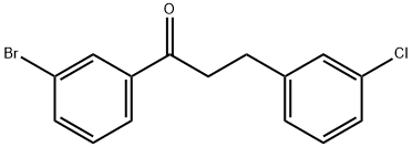 3'-BROMO-3-(3-CHLOROPHENYL)PROPIOPHENONE Struktur