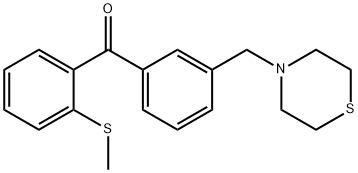 2-THIOMETHYL-3'-THIOMORPHOLINOMETHYL BENZOPHENONE price.