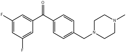 3,5-DIFLUORO-4'-(4-METHYLPIPERAZINOMETHYL) BENZOPHENONE price.