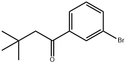 3'-BROMO-3,3-DIMETHYLBUTYROPHENONE Struktur