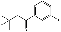 3,3-DIMETHYL-3'-FLUOROBUTYROPHENONE Struktur