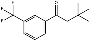 3,3-DIMETHYL-3'-TRIFLUOROMETHYLBUTYROPHENONE Struktur