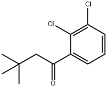 2',3'-DICHLORO-3,3-DIMETHYLBUTYROPHENONE Struktur