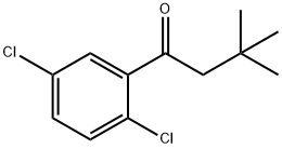 2',5'-DICHLORO-3,3-DIMETHYLBUTYROPHENONE Struktur