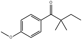 2,2-DIMETHYL-4'-METHOXYBUTYROPHENONE Struktur